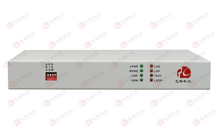 飛暢科技-光纖-ETH+2RS232轉換器（帶寬2M）